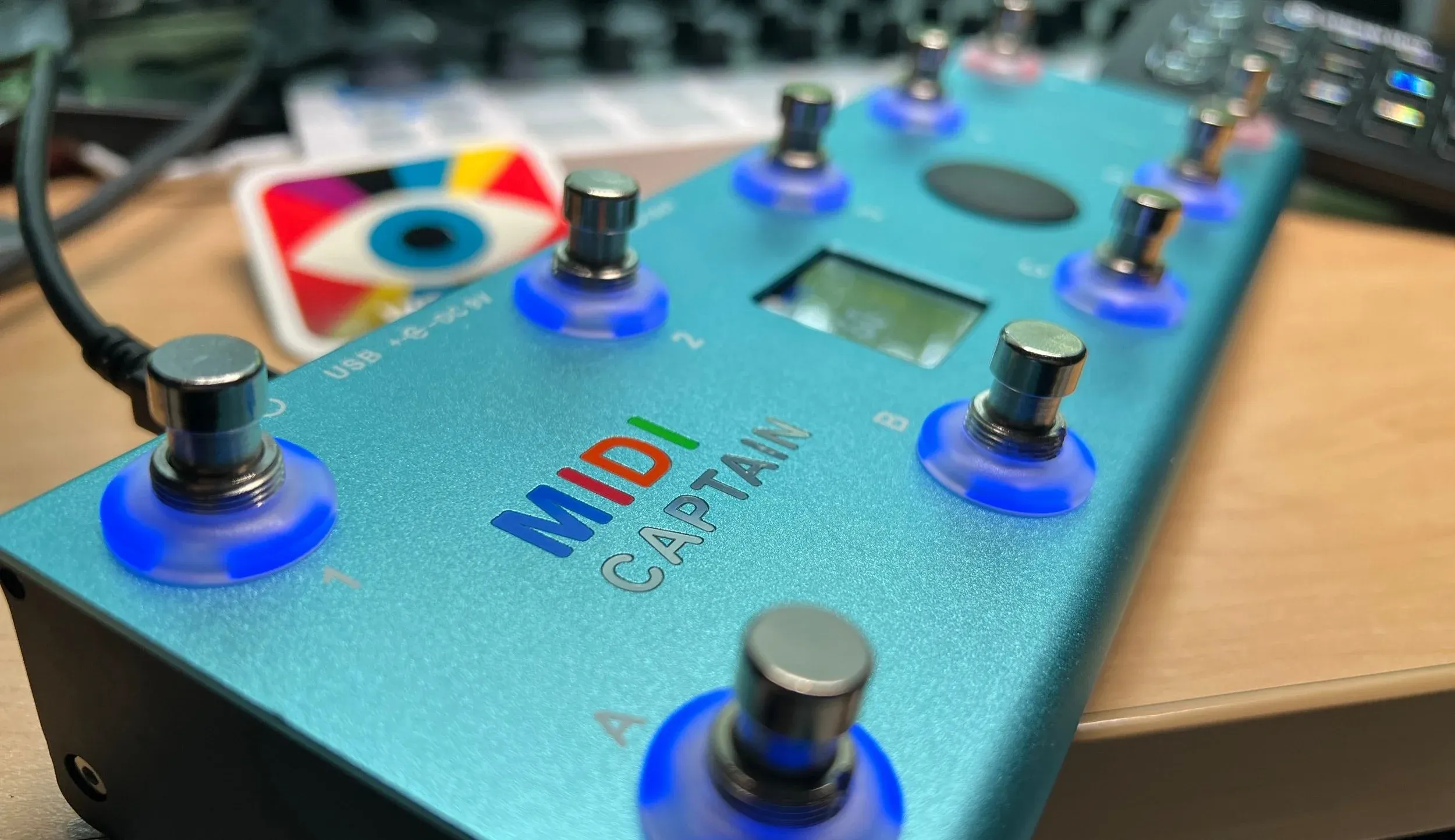 MIDI Captain Pedal with Visibox configuration
