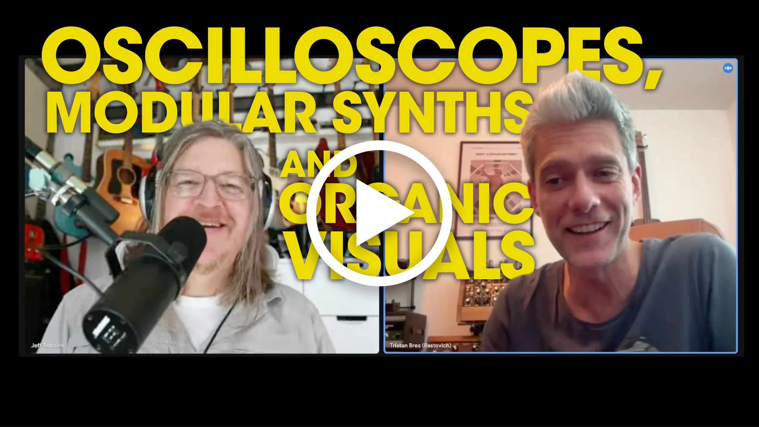 Oscilloscope Visuals + Modular Synths = Tristan Bres’ Setup