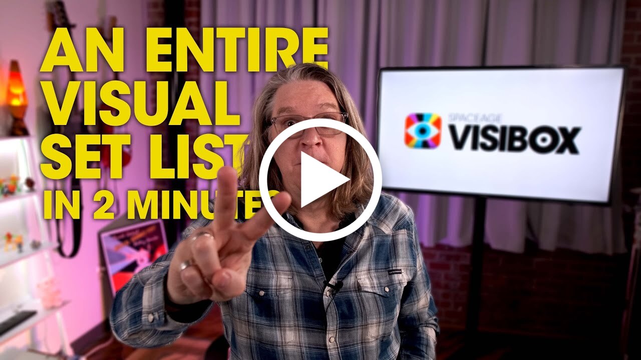 An Entire Visual Set List in 2 Minutes