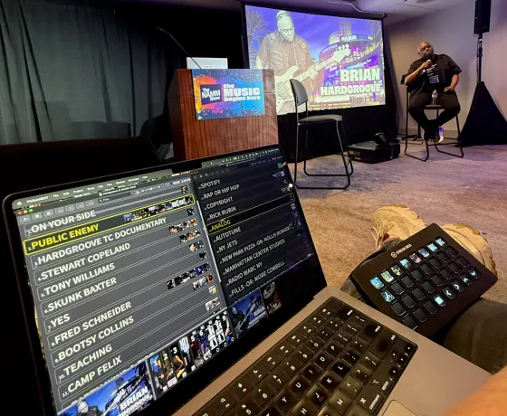 Visually Remixing a Conversation: Visibox as a Visual Sample Player at NAMM 2026